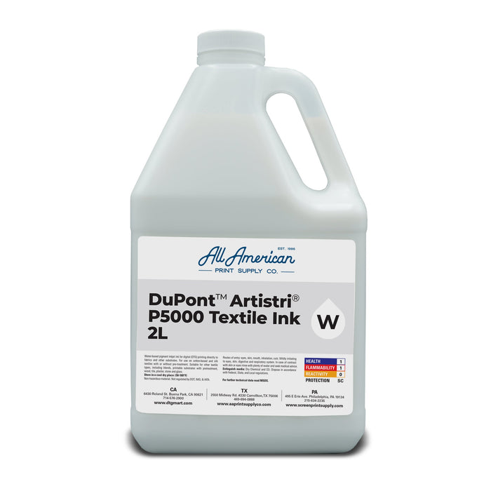 Dupont Artistri P5000 DTG Textile Ink 2L White
