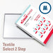 iColor Select Ultra Bright 2 Step Transfer & Adhesive Media Kit For Light and Dark Textiles. Perfect for adhesive transfers