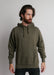 101 Adult Comfort Hoodie Army Heather Front Full View