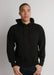 101 Adult Comfort Hoodie Black Front Full View