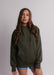 101 Adult Comfort Hoodie Military Green Front Full View