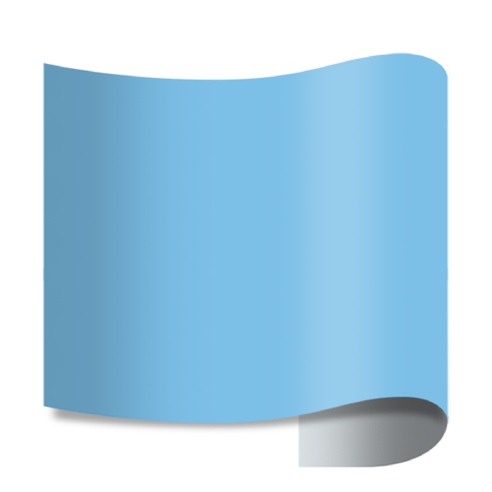 Prisma PU Stretch Heat Transfer Vinyl Pastel Sky Blue - 20" Width 1 Yard