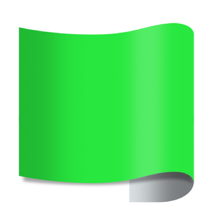Prisma PU Stretch Heat Transfer Vinyl Neon Green - 20" Width 10 Yard