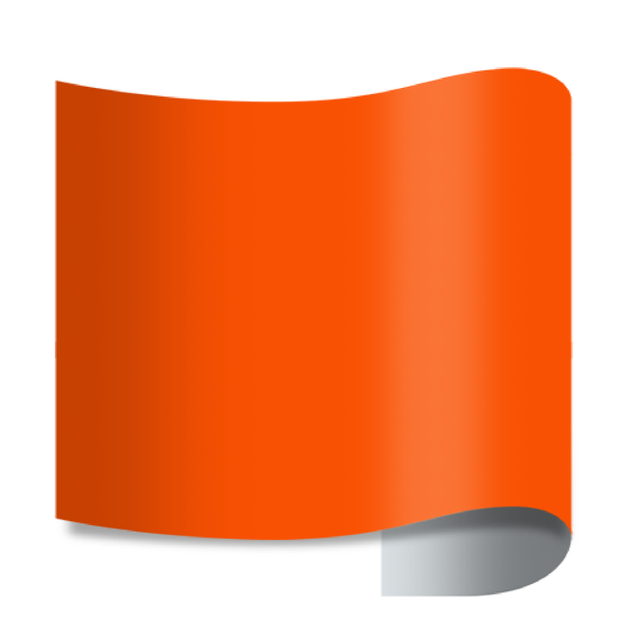 Prisma PU Stretch Heat Transfer Vinyl Neon Orange - 20" Width 1 Yard