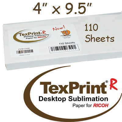 TexPrint R Sublimation Transfer Paper, 120GSM, 110 Sheets