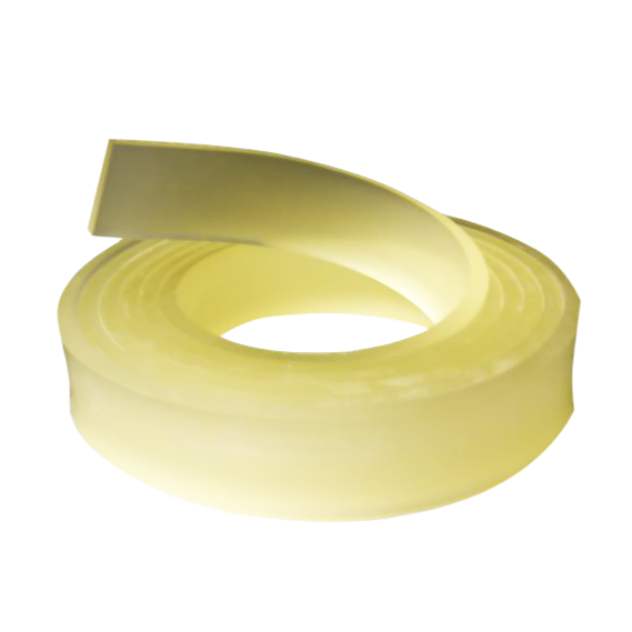 squeegee rubber clear yellow