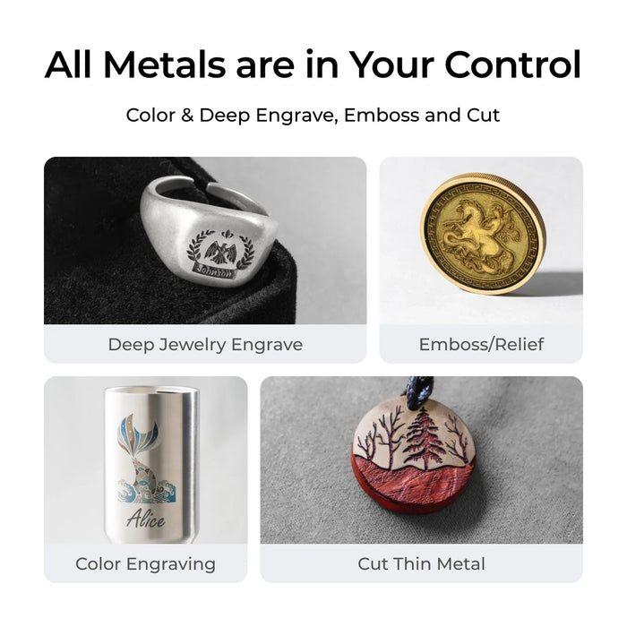 Color & Deep Engrave, Emboss and Cut