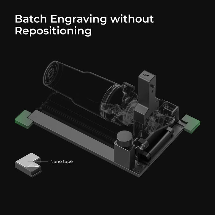 xTool Accessory Kit allows batch engraving without repositioning of items