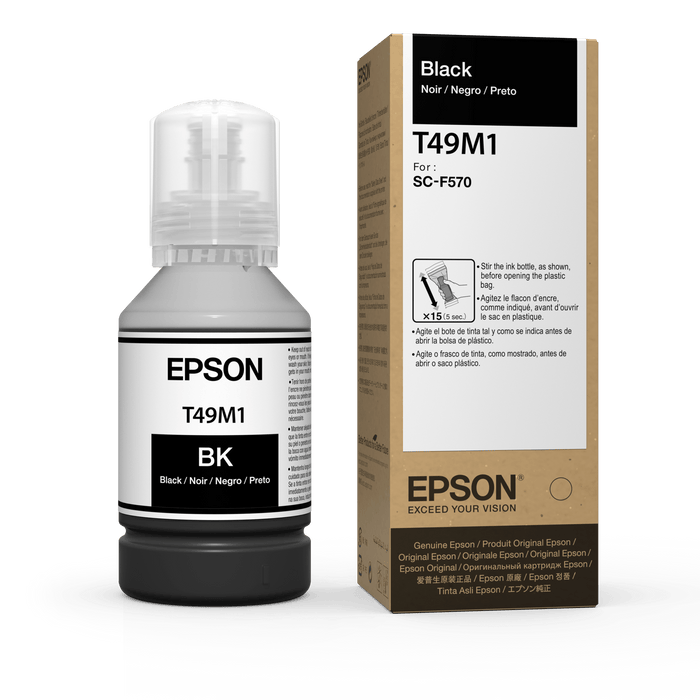 Epson Dye Sublimation Ink 140ML for Epson F570 and Epson F170 Black