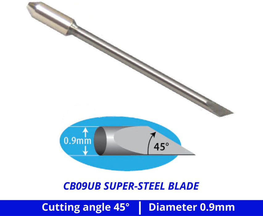 Graphtec CB09UB Supersteel Blades 45° - 0.9mm