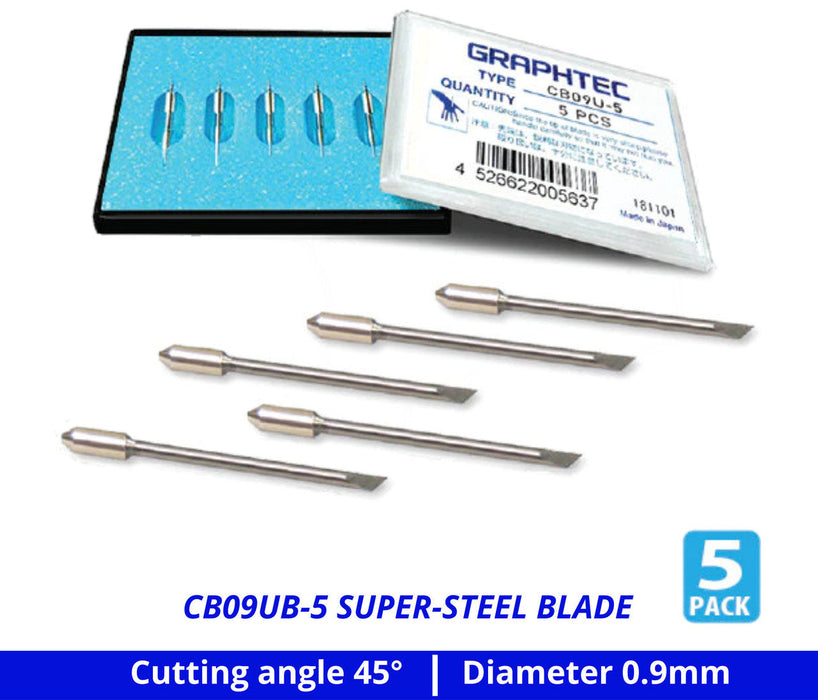 Graphtec CB09UB Supersteel Blades 45° - 0.9mm