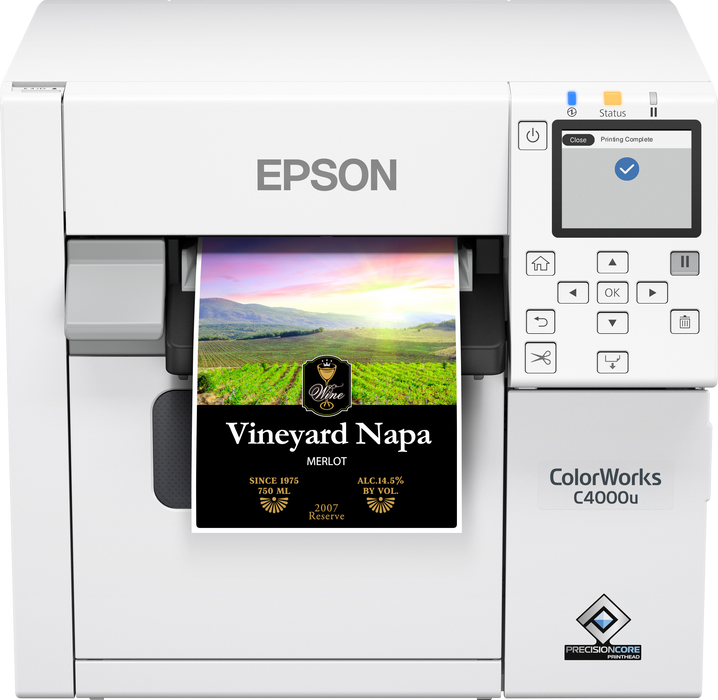 Epson ColorWorks CW-C4000 Color Inkjet Label Printer