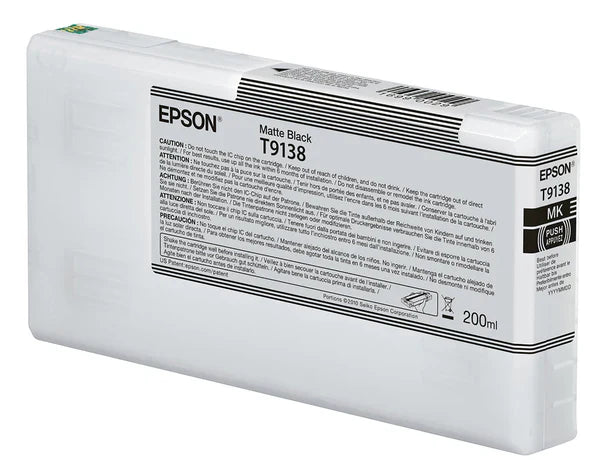 Matte Black Epson T913 UltraChrome HD Ink Cartridge