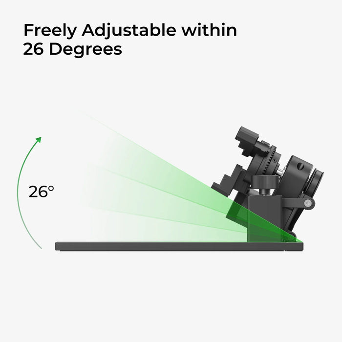 Adjustable bracket up to 26 degrees