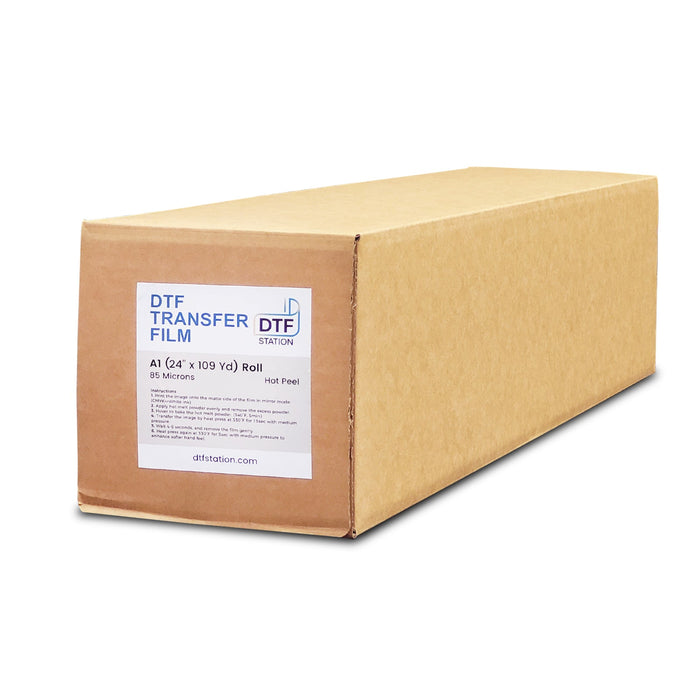 DTF Station Warm Peel Film Rolls 24x109 yd