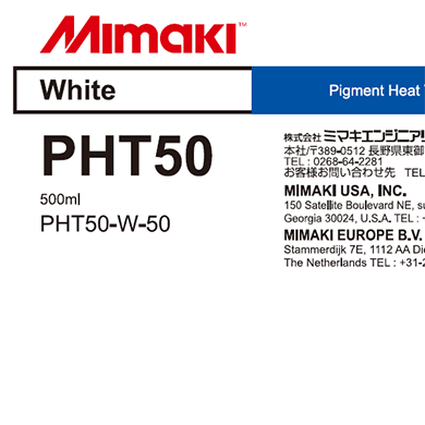 Mimaki Heat Transfer Pigment Ink for TxF150-75, TxF300-75 and TxF300-1600 White Ink