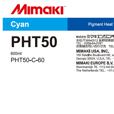 Mimaki Heat Transfer Pigment Ink for TxF150-75, TxF300-75 and TxF300-1600 Cyan Ink