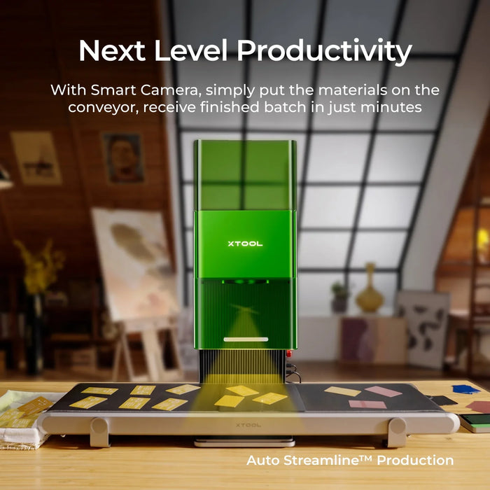 With Smart Camera, simply put the materials on the conveyor, receive finished batch in just minutes