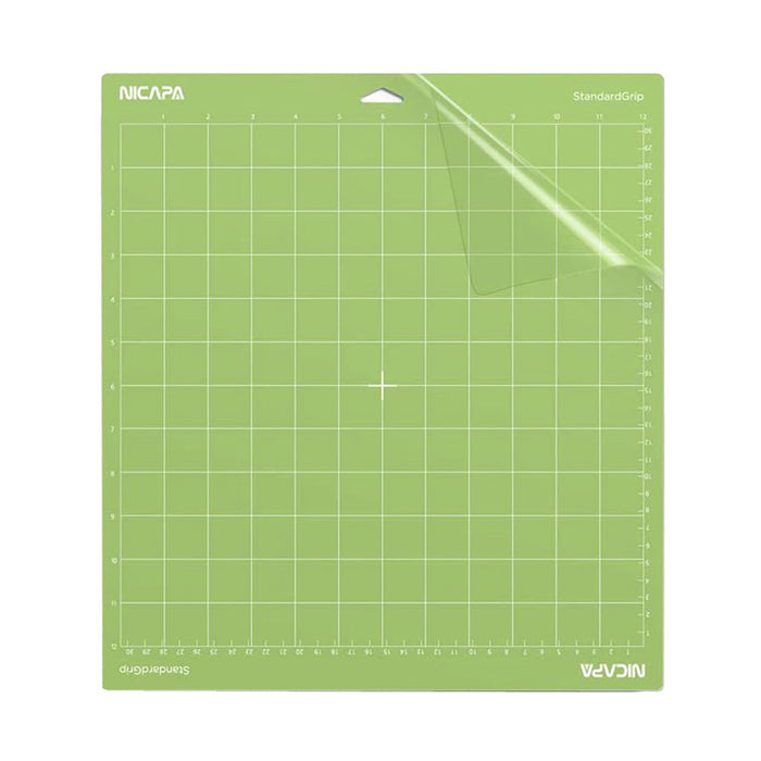 Nicapa Standard Grip Cutting Mat 12" x 12"  for Cricut Cutting Machine