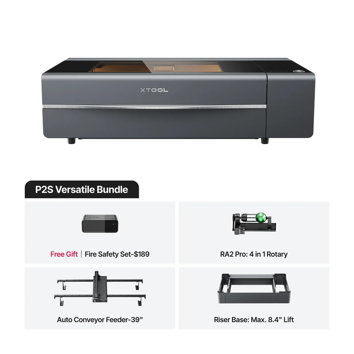 xTool P2S Laser Cutter Bundles