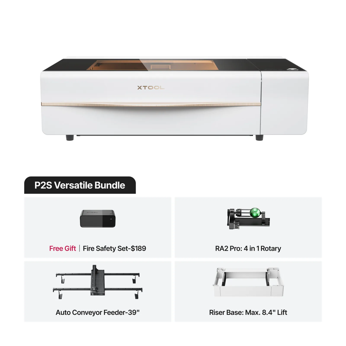 xTool P2S Laser Cutter Bundles