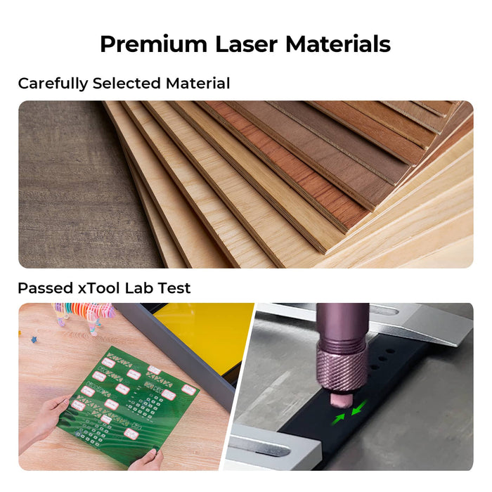 xTool Selected Ultimate Laser Material Kit (155pcs)