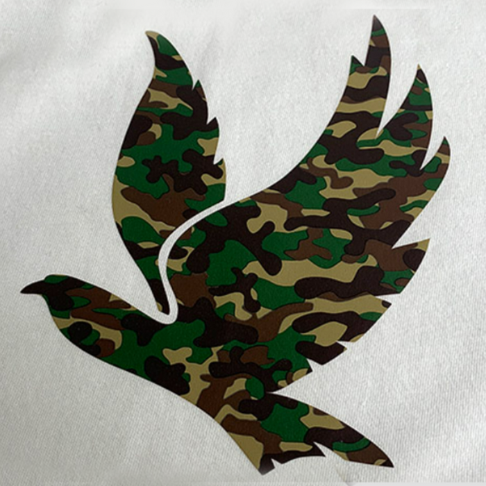Prisma Pattern PU Heat Transfer Vinyl Dove Camo Design