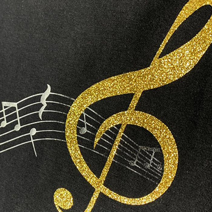 Prisma PU HIgh Glossy Vinyl on a black shirt
