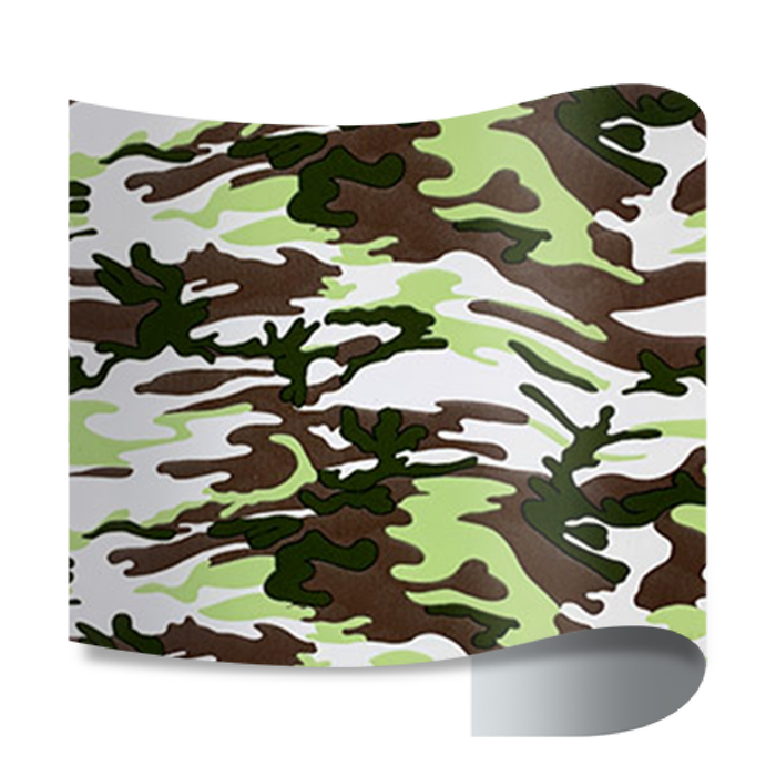       PrismaPatternPUHeatTransferVinylSPPU06CamoGreen