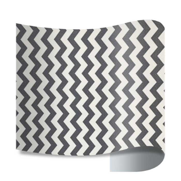       PrismaPatternPUHeatTransferVinylSPPU16ZigzagSilver