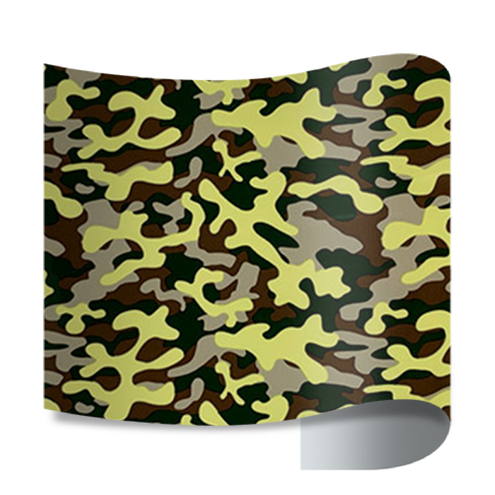         Prisma_Pattern_PU_Heat_Transfer_Vinyl_-_Camo_Yellow