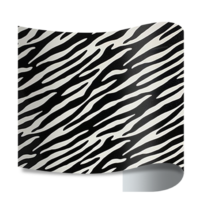         Prisma_Pattern_PU_Heat_Transfer_Vinyl_-_Zebra_White