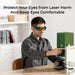 Protect your eyes from laser harm and keep them comfortable by using xTool Laser Safety Goggles 