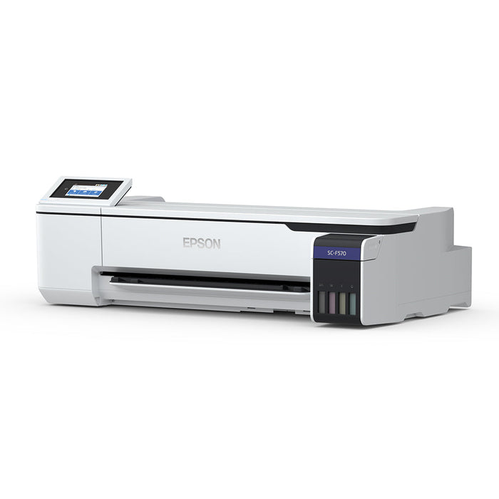Epson SureColor F570 24" Dye Sublimation Printer Angled Right Side View