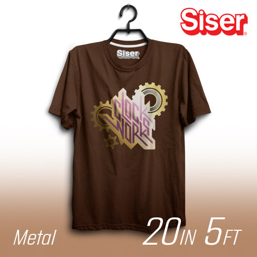 Siser Metal Heat Transfer Vinyl - 20" Width 5 FT