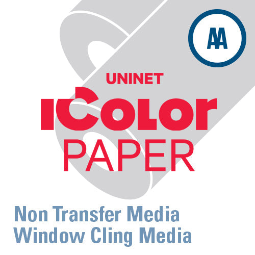 iColor White Window Cling Sheet and Banner