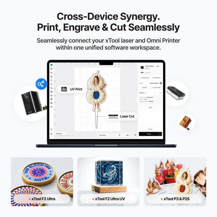 xTool O1 Omni Printer: The World’s First 4-in-1 Omni Printer [PRE ORDER]