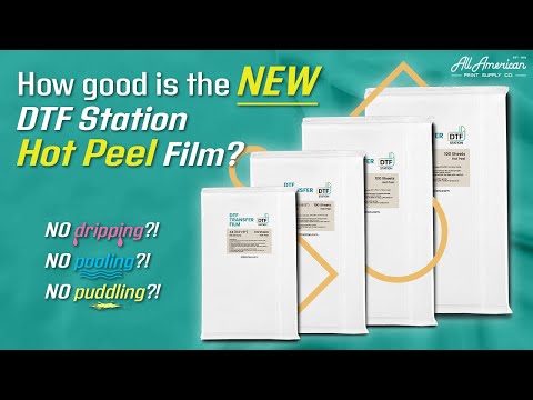 DTF Hot Peel Film V2 - Sheets (13 x 19 - 100 Sheets) (Brother & Epson  Optimized)