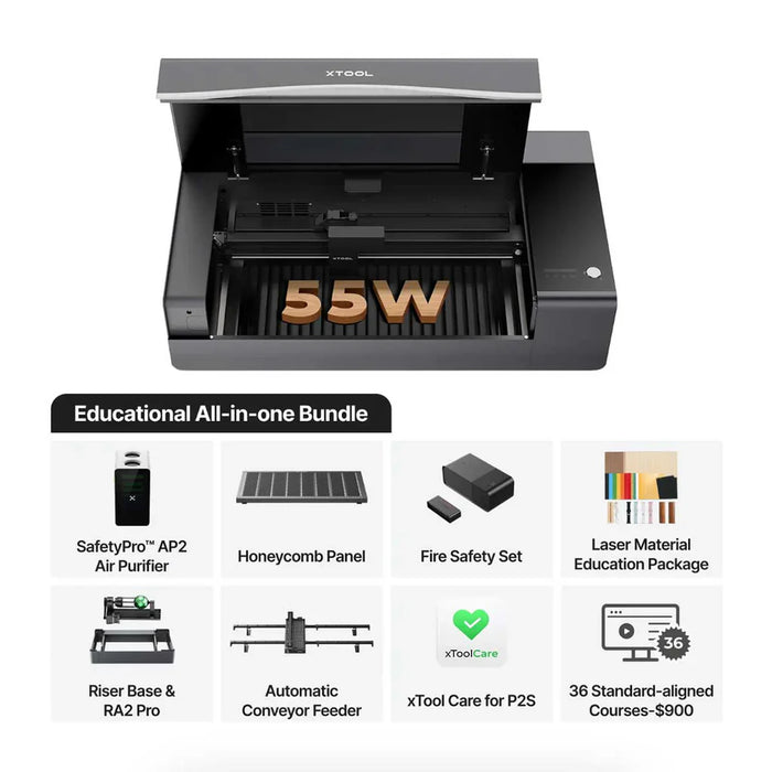 xTool P2S Laser Cutter Educational Bundles