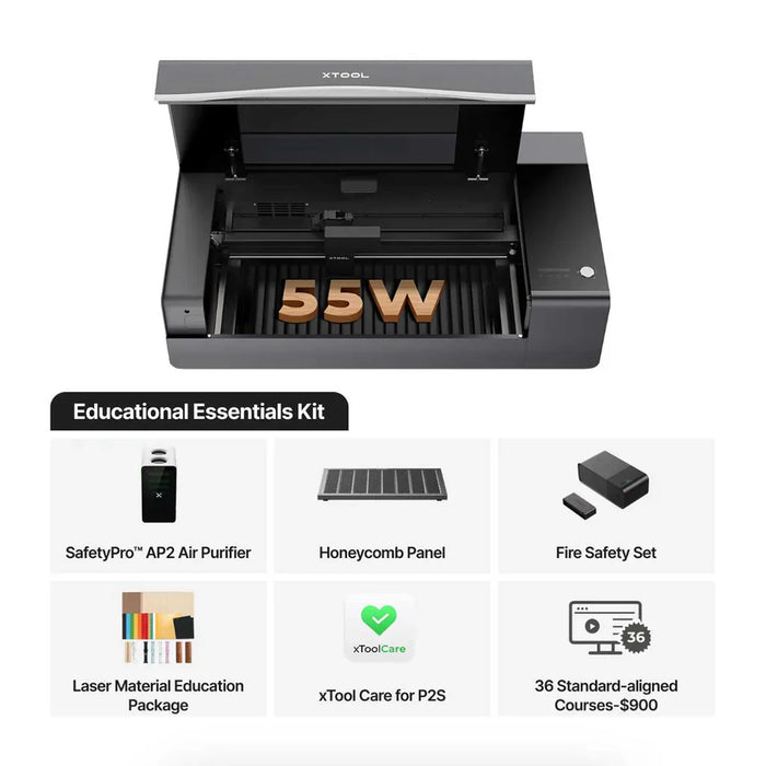 xTool P2S Laser Cutter Educational Bundles
