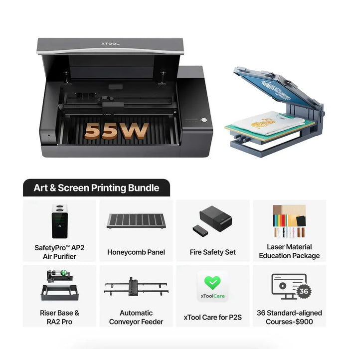 xTool P2S Laser Cutter Educational Bundles