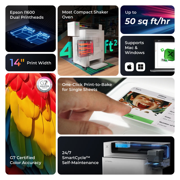 xTool Apparel Printer Plus