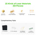 23 Kinds of Laser Materials, consisting of 93 pieces for the xTool F1 / F2 Ultra