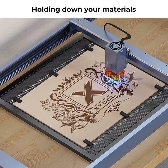 xTool Honeycomb Material Pin let your materials be held in place. Increases accuracy. 