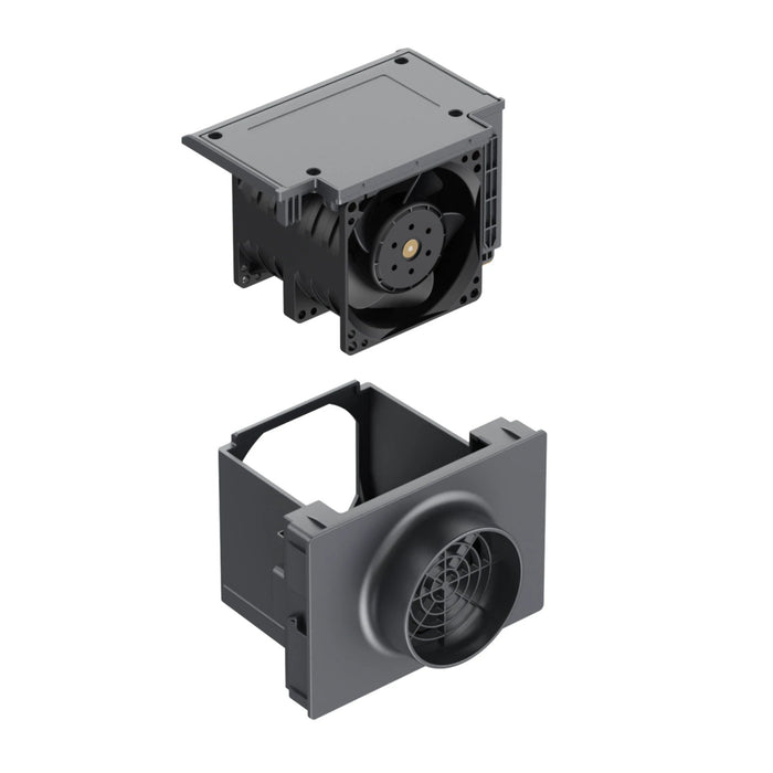 xTool P2S Exhaust Fan includes a mounting unit, making it easier to replace
