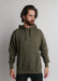 101 Adult Comfort Hoodie Army Heather Front Full View