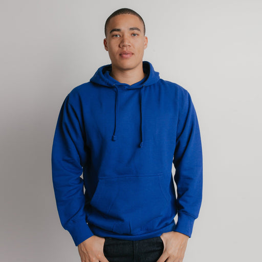 101 Adult Comfort Hoodie Royal Front Full View