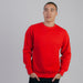 103 Adult Comfort Crew Sweatshirt Red Front Full View