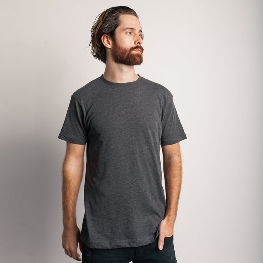 402 Premium T Shirt Charcoal Heather Front View