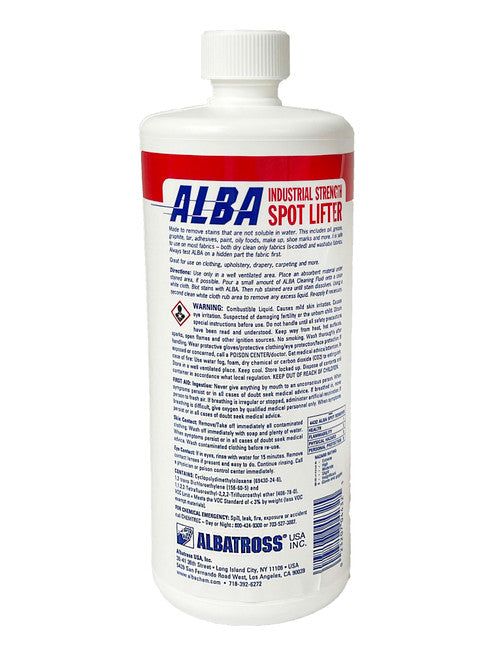 Alba Industrial Strength Spot Remover and Dry Cleaning Fluid